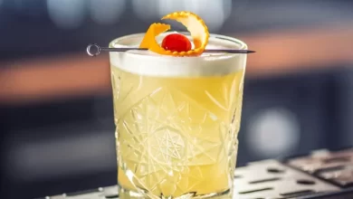 Whiskey sour cocktail recipe